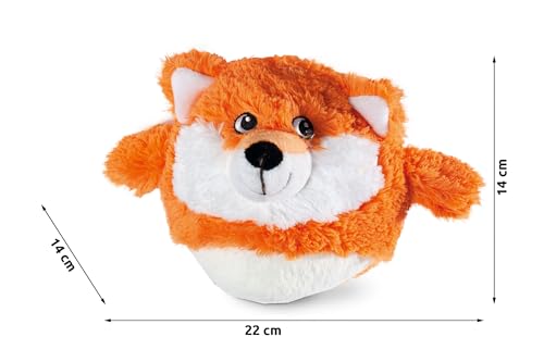 Karlie Moppelchen Fuchs Fossy, Hundespielzeug, Plüsch, Orange, 22x14x14 cm