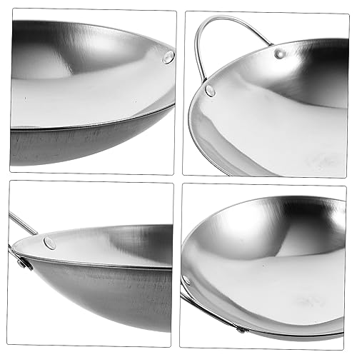 VOSAREA Wok de Acero Inoxidable 2 piezas con Mango Doble miniatura 3