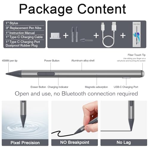 Image of USI 2.0 Stylus Pen for Chromebook, Amazon Fire Max 11, Lenovo Chromebook Duet Pen