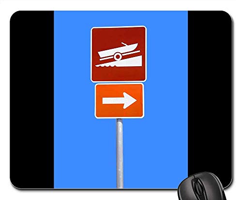 Preisvergleich Produktbild Mouse Pads - Boat Ramp Sign Sign Ramp Boat Water Symbol Icon