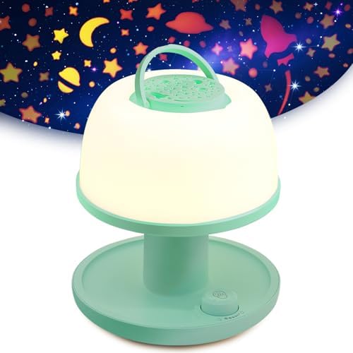 Kids Night Light with Star Projector,Cute Mushroom Lamp for Boys ...
