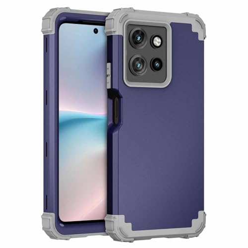 Coque Moto G 5G 2025 LK3JT US bleu azur en silicone ajusté pour smartphone