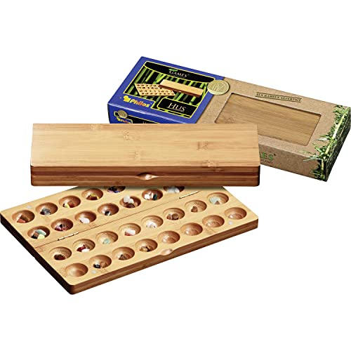Philos 3257 - Hus, klein, Bambus, Steinchenspiel, Strategiespiel