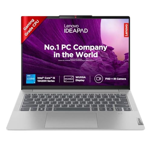 Lenovo IdeaPad Slim 5 13th Gen Intel Core i5 13420H 14"(35.5cm) WUXGA IPS Laptop (16GB/512GB SSD/Win 11/MSO 21/Backlit KB/FHD Camera/1Yr ADP Free/Alexa/3 Month Game Pass/Cloud Grey/1.46Kg), 82XD003MIN (B0C9HTBMLW) Amazon Price History, Amazon Price Tracker