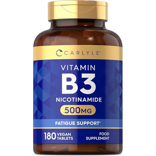 Carlyle Vitamin B3 500mg Vegan Tablets