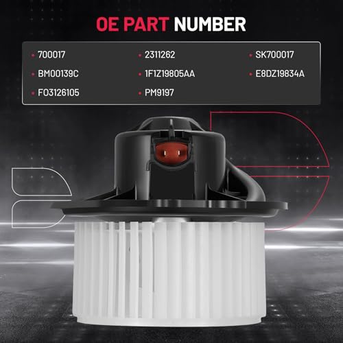 Image of BDFHYK AC Heater Blower Motor Fan 700017 Compatible with Ford 1996-2007 Taurus, Compatible with Mercury 1996-2005 Sable,HVAC Blower Motor Assembly Replacement for PM9197 BM00139C 1F1Z19805AA