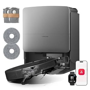 roborock Saros 20 Set Saugroboter mit Wischfunktion&angebbarem Wischmopp, AdaptiLift Chassis 3.0, 36, 000 Pa Saugkraft, Autonomes StarSight System 2.0, DirTect-Technologie, Brandneues RockDock