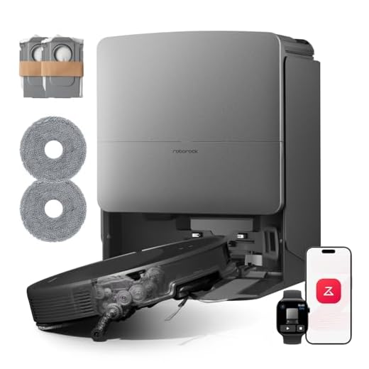 roborock Saros 20 Set Saugroboter mit Wischfunktion&angebbarem Wischmopp, AdaptiLift Chassis 3.0, 36,000 Pa Saugkraft, Autonomes StarSight System 2.0, DirTect-Technologie, Brandneues RockDock