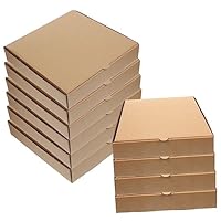 Luxshiny 10 StüCk Pizzabox Aus Verdicktem Kraftpapier Leere Pizza Schachtel FüR 8-9 Zoll Pizza Diy Geschenkverpackung Vielseitige Aufbewahrungsbox FüR Lebensmittel