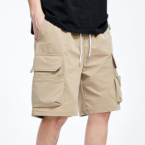 XYXIONGMAO Men's Joggers Techwear Black Hip Hop Cargo Shorts Streetwear Sweatpants Cargo Pants for Men3