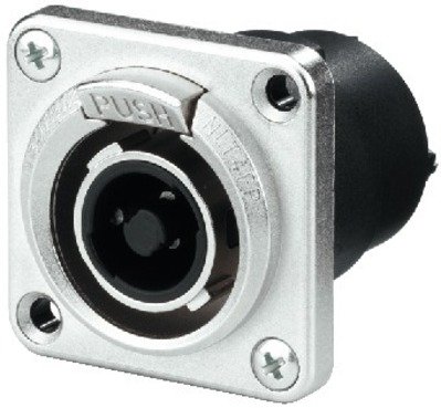 NLT-4FP Speakon conector chasis de 4 pines IP54 panel audio 346850