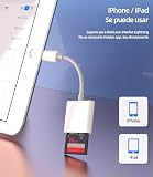 Czytnik Kart SD Lightning do iPhone 14 13 12 Pro Max Adapter dla Apple Card Reader Pamięć Zdjęcia Cyfrowy Aparat Kabel Gniazdo Memory Stick Akcesoria do iPada Adapter Cartão Leitor Adaptadora