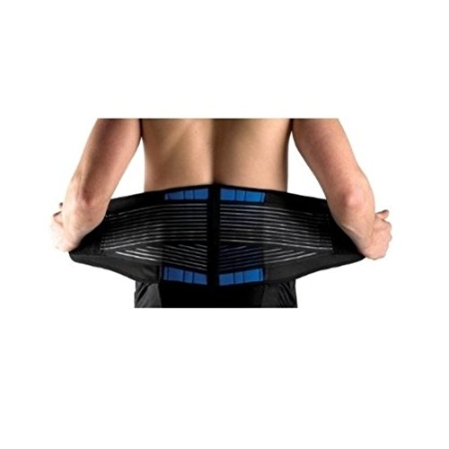 Neoprene Double Pull Lumbar Back Support Brace Extra Large by