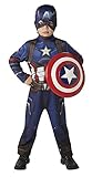Overall Kapuze Schild Avengers Kostüm Capitan America Classic, mit Wappen, in Verpackung L blau