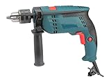 Victeche 1/2' Corded Impact Hammer Drill - 9 AMP 1050W DIY Power Tool, 0-3000 RPM & 0-4500 BPM for Concrete, Brick, Masonry - Keyed Chuck with Side Handle