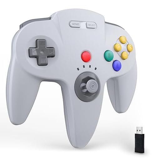 miadore Mando N64 Pro para Switch 1/2/Switch Online/OLED/Lite,Plug & Play,receptor USB de 2,4 GHz, batería de 500 mAh,Mando Switch compatible con Windows PC, Mac y Raspberry Pi (gris) | Ya disponible en tu tienda friki favorita! En mundofriki.es! miadore Mando N64 Pro para Switch 1/2/Switch Online/OLED/Lite,Plug & Play,receptor USB de 2,4 GHz, batería de 500 mAh,Mando Switch compatible con Windows PC, Mac y Raspberry Pi (gris) | Ya disponible en tu tienda friki favorita! En mundofriki.es!