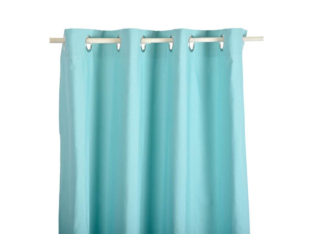 MI CASA Green Water, Plain Curtain 140 x 260 cm