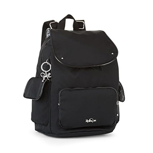 Kipling City Pack S Kt, Borsa a zainetto donna , Nero (Black (nero)), Taille Unique