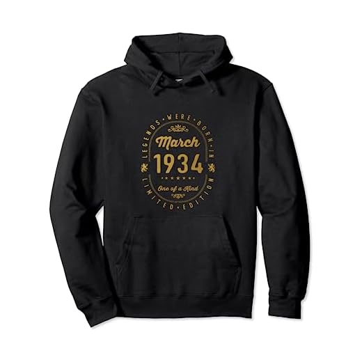 89 años Cumpleaños Las Leyendas nacen en Marzo de 1934 Sudadera con Capucha