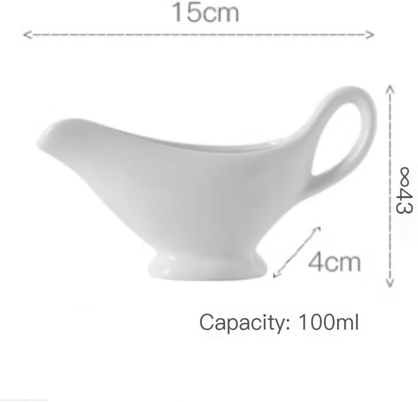 Gravy Boat Gravy Boats Beefsteak Gravy Sauce Boat Container Plate Tableware-in Gravy Boats(Small)