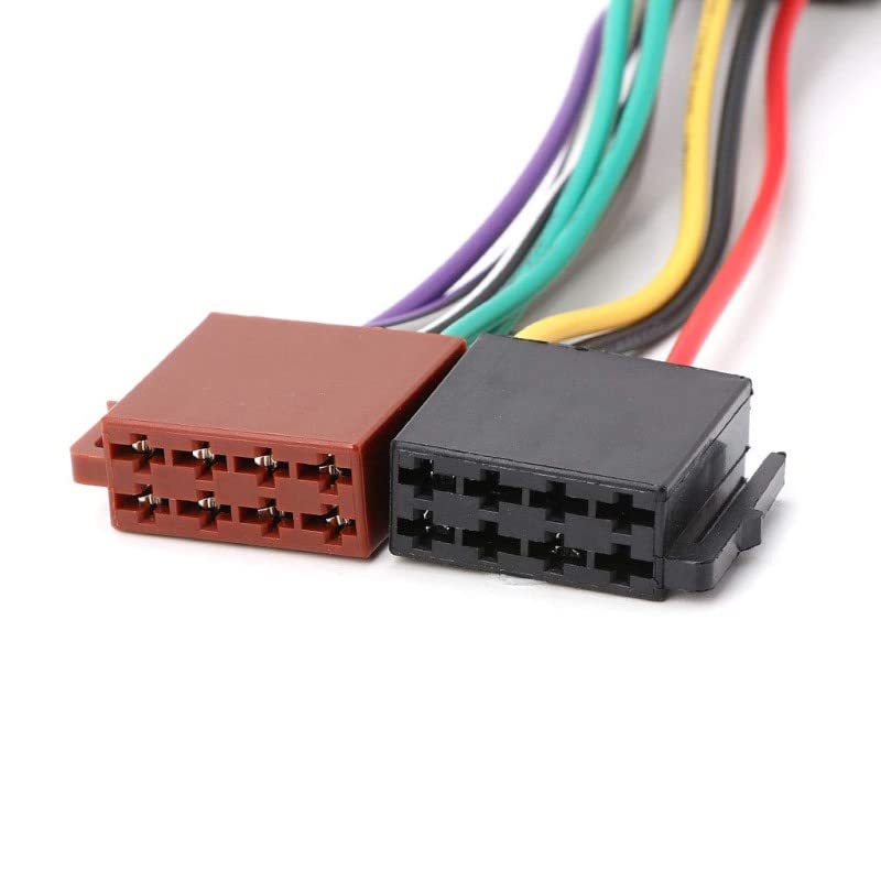 Sound-way - Car stereo ISO Radio Adapter Wiring Harness Connector Lead Loom Cable Plug Adaptor compatible with Citroën Peugeot