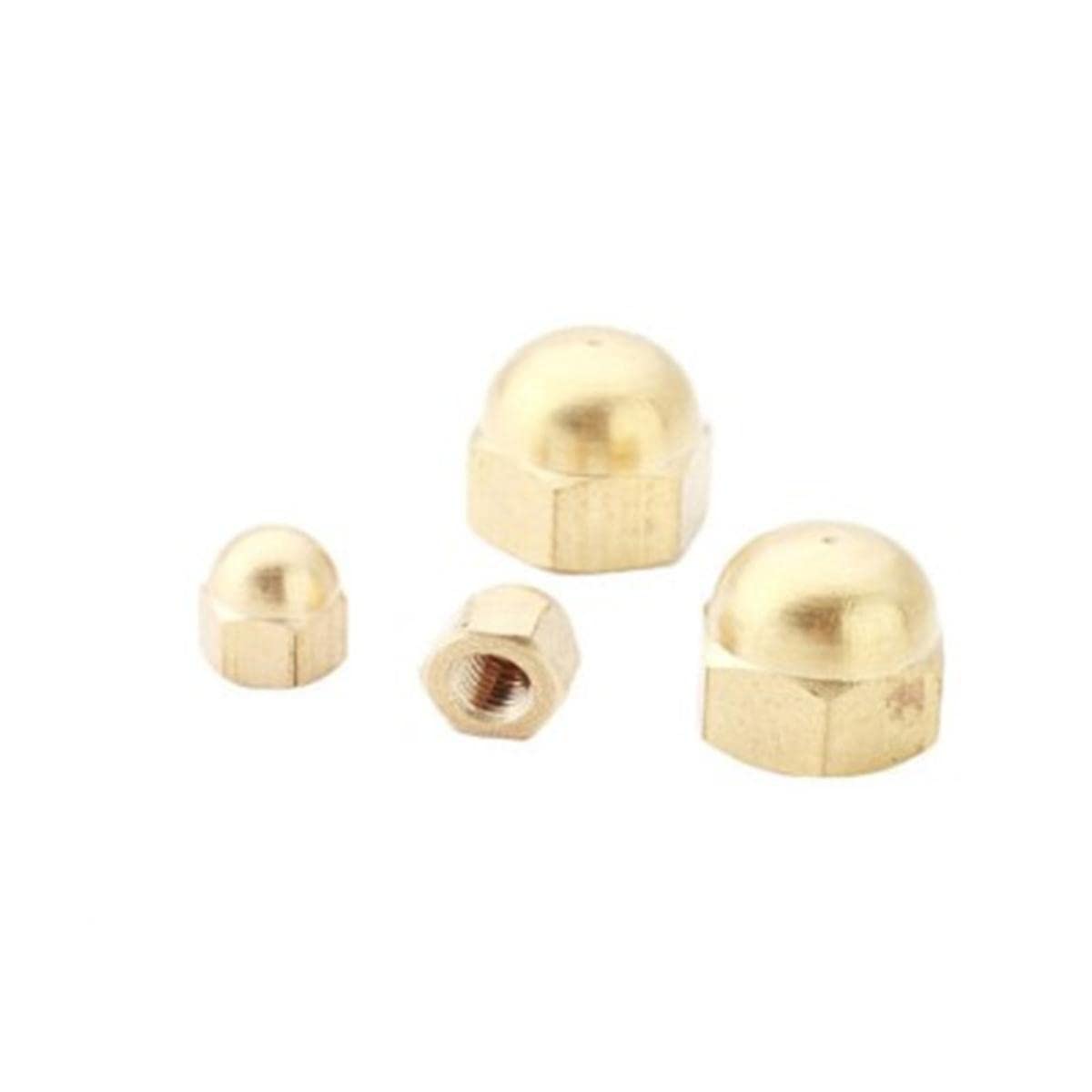 10 Dadi A Ghianda (acorn/cap) In Ottone 8-32 - Filettatura Pollici - Rivercity Fastener - Foto 5