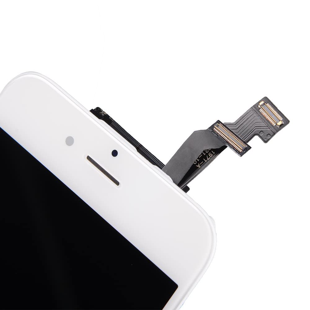 Brinonac Display per iPhone 6 Schermo Bianco 4,7 Pollici LCD Touch Screen Frame Vetro Schermo Kit Smontaggio Trasformazione Completo di Ricambio Utensili Inclusi