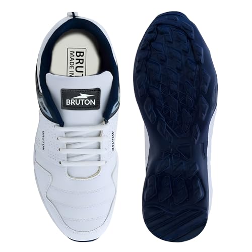 Image of BRUTON Men's Sports Running Shoes | Lightweight Lace-Up Walking Shoes | Cushioned EVA Sole Sneakers for Gym, Running, Jogging, Training
