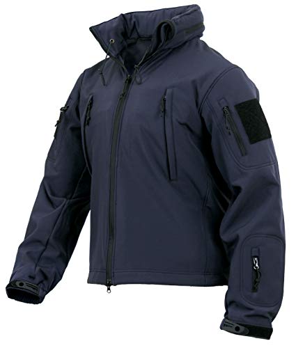 Rothco Special Ops Concealed Carry Tactical Soft Shell Jacket, Midnight Navy Blue, L