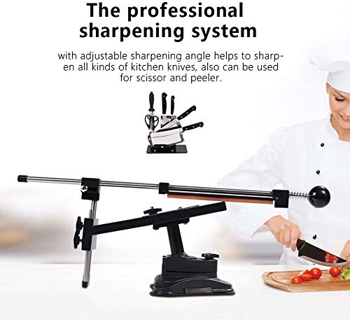 MUXIN Messerschärfer Küche Knife Sharpener Fixed-Winkel Sharpener, Messerschärfer Profi, Messerschleifer Edelstahl… – Bild 6