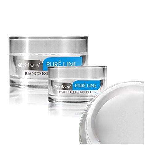 Pure Line Bianco Estremo 50g UV Gel Nails Acid Free Builder File Off Gel Silcare Pure Line