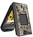 Case with Clip for CAT S22 Flip Phone, Nakedcellphone [Outdoor Camouflage] Slim Hard Shell Cover and [Rotating/Ratchet] Belt Hip Holster Holder Combo - Bush Camo Design
