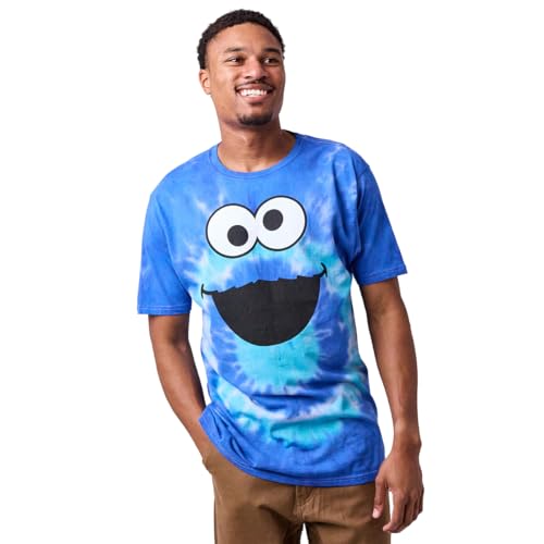 T-shirt Sesame Street homme à col rond et manches courtes en coton