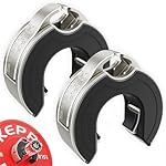 Barbell Clips, C-Shape Barbell Clamps for Weight Lifting Bar, Fast Lock/Removal Weight Clips Barbell Collars 2 Inch Olympic Gym Equipment