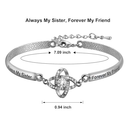 iJuqi Sister Christmas Gifts from Sisters - Big Middle Little Sister Bracelet Birthday Gifts2