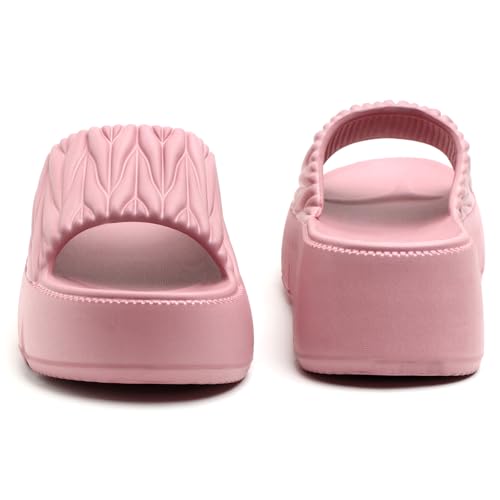 Image of EVA Women Slider | Lightweight Cushioned Slip-On Slides | Anti-Skid, Water-Friendly, Quick-Dry | Indoor /Outdoor Comfort