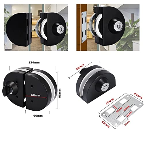 Serrure à chaîne en acier inoxydable design noir mat pour porte