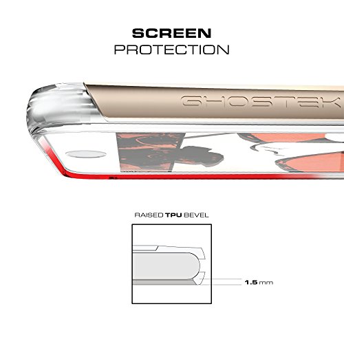 Ghostek Cloak Clear Iphone 7 Plus, Iphone 8 Plus Case With Slim Metal Bumper Design Shockproof Heavy Duty Protection Wireless Charging 2017 Iphone 8 Plus, 2016 Iphone 7 Plus (5.5 Inch) - (Pink) #TOP4