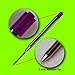 Jaymo Replacement for Parker 30525PP/30526PP and Bastion - Measures 3.875 in / 98 mm Long - G2 Gel Ballpoint Pen Refill - 6 Purple
