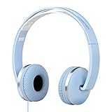 Gorsun Lightweight Sport Headphones with Soft Sweat Proof Earpads - Blue