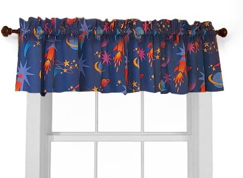 Room Magic Window Valance, Star Rocket