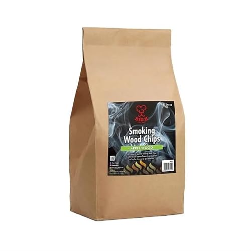 Big K Brown Smoking Wood Chips Apple Wood Chips - 8Ltr