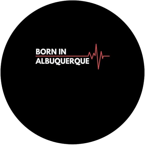 Miniatura 3 de Made In Albuquerque New Mexico City Of Birth Birthplace PopSockets Swappable PopGrip