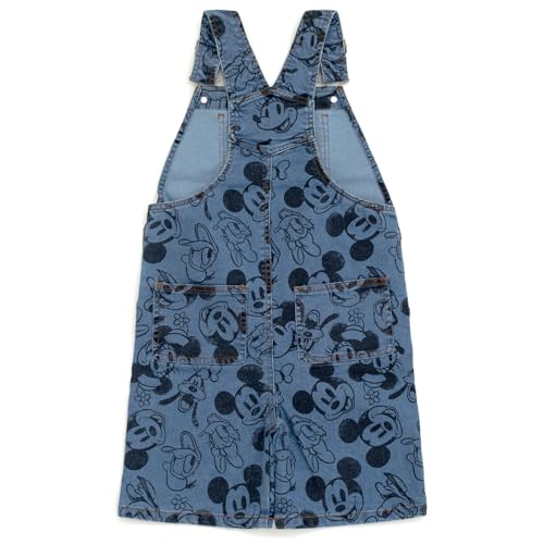 Image of Disney Mickey Mouse Denim Jacket Overalls Shortalls Pants Infant to Big Kid