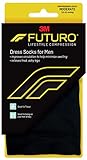 Futuro-71038EN Dress Socks for Men, Moderate Compression, 15-20 mm/Hg, Helps Improve Circulation to...
