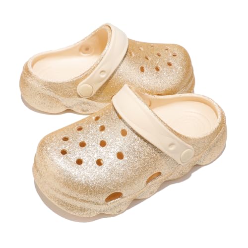 Image of Girls' Clogs for Toddlers & Kids Lightweight Garden Shoes Breathable Slip-on Slides Sandals Slippers Children's Beach Water Shoes