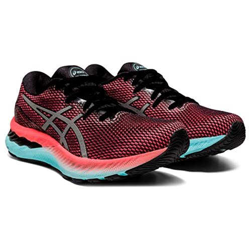 ASICS ASICS Women's Gel-Nimbus 23 Lite-Show Running Shoe, 12, Black/Pure Silver