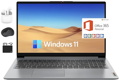 Lenovo IdeaPad Laptop 15.6 pulgadas Celeron N4500 12GB RAM miniatura 1