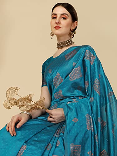 Image of Avantika Fashion Women's Kanjivaram Soft Silk Banarasi Sarees With Blouse Piece