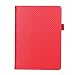 Produktbild ISIN Premium Carbonfaser Textur Schutzhülle Stand Cover für Microsoft Surface Go 2018 10 2-in-1 Windows 10 Convertible Tablet Laptop mit Handschlaufe,Surface Pen Halter und Kartenschlitz(Rot)
